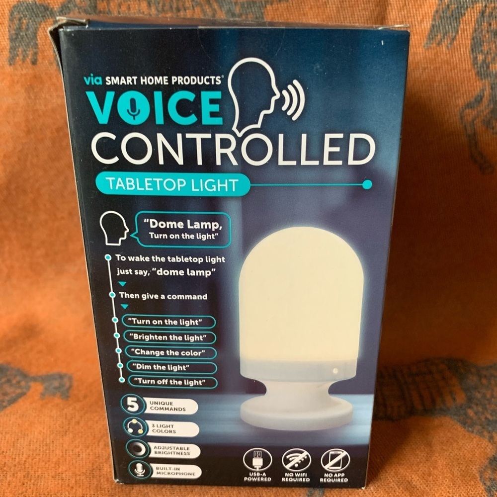 Voice Controlled Tabletop Light - Picture 3 of 3
